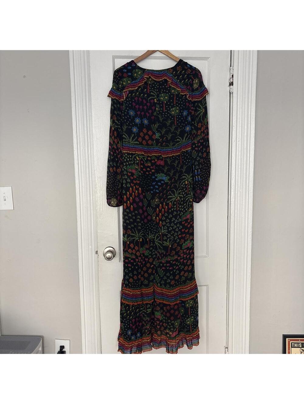 Farm Rio Women's Multi and Black Dress - Picture 3 of 3